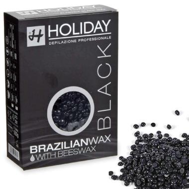 Holiday - cera brasiliana black wax perle astuccio 500 gr