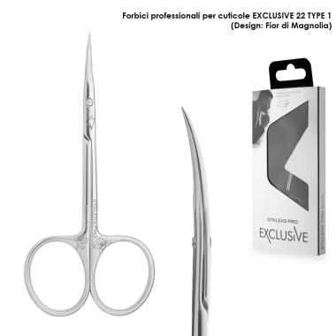Staleks forbici professionali per cuticole exclusive 22 misura 1 (magnolia)