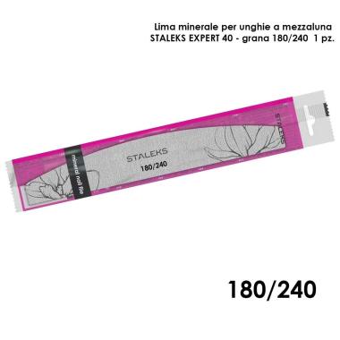 Staleks lima minerale a forma di mezzaluna expert 40 grana 180/240