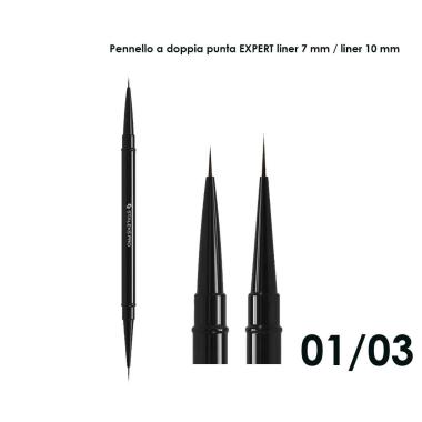 Staleks pennello doppio expert, liner 7 mm / liner 10 mm