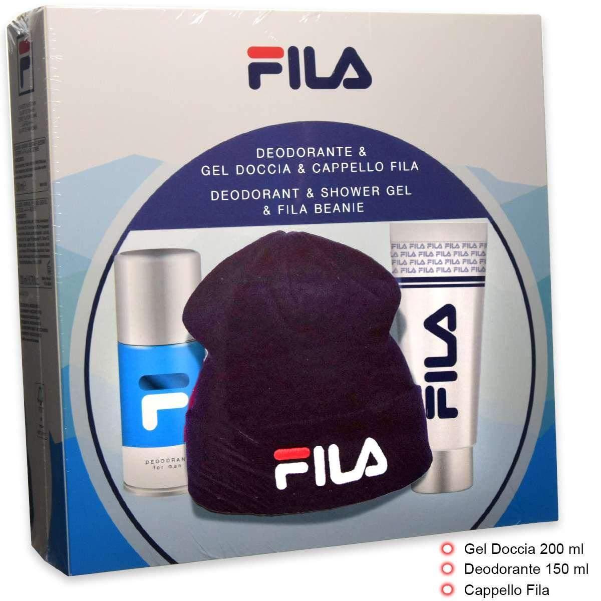 Fila - cfn man deo 150 ml+ shower gel + berretto