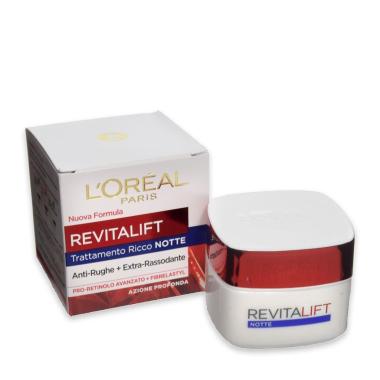 L'oreal revitalift antirughe trattamento ricco notte 50 ml