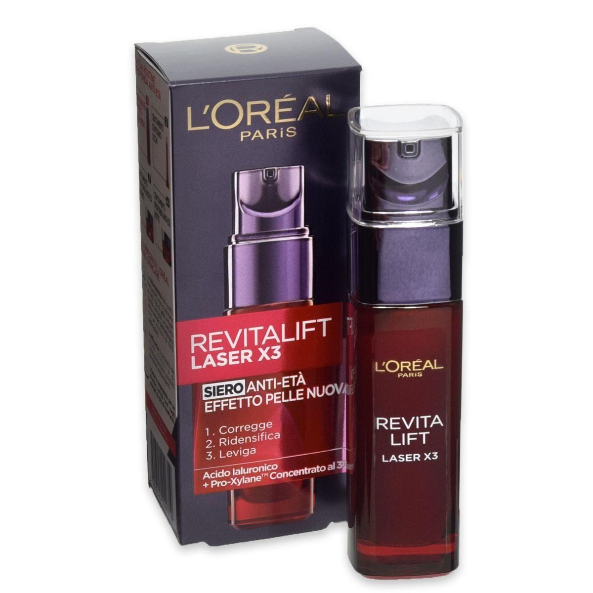 L'oreal revitalift laser x3 siero anti eta' 30 ml