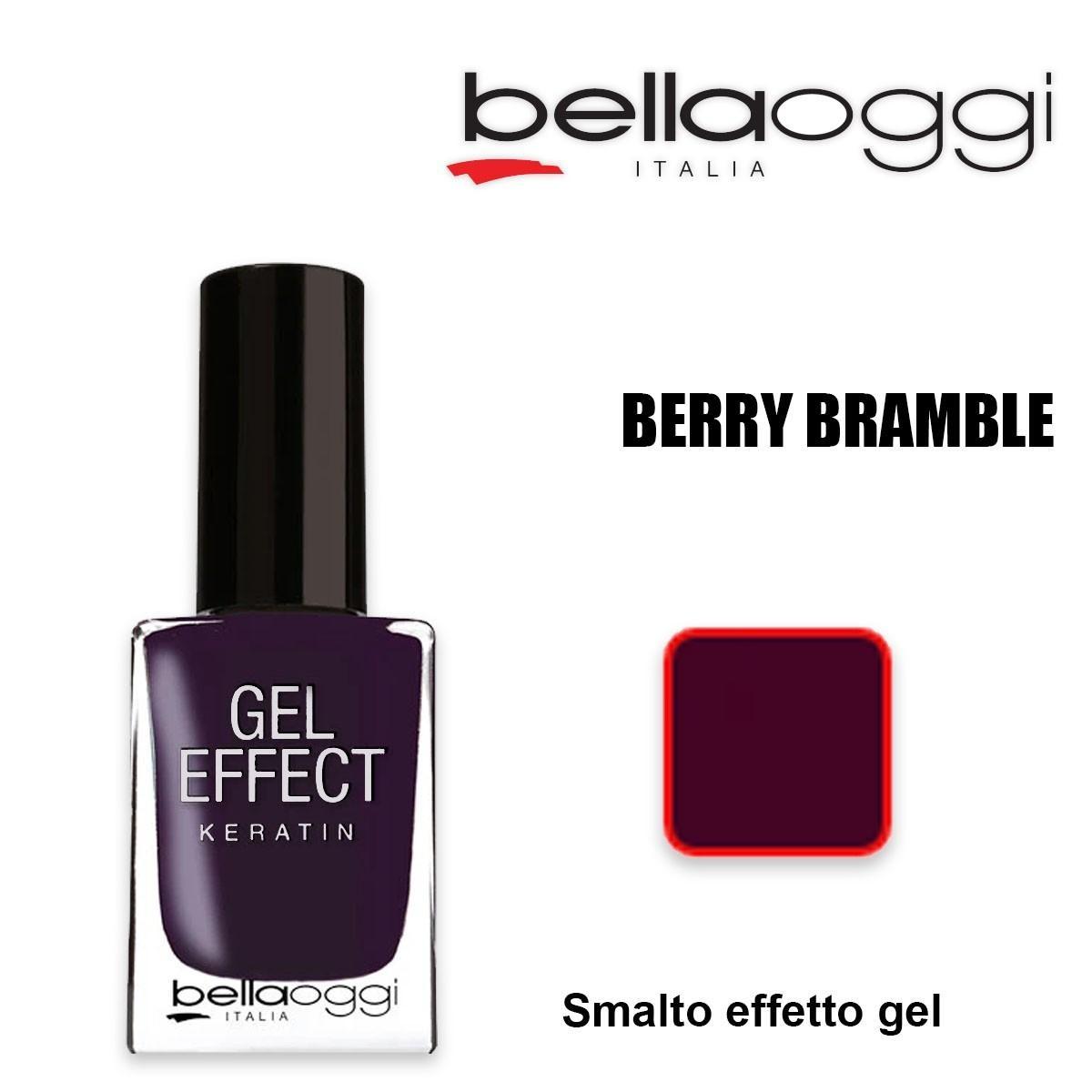 Gel effect keratin smalto effetto gel con cheratina berry bramble