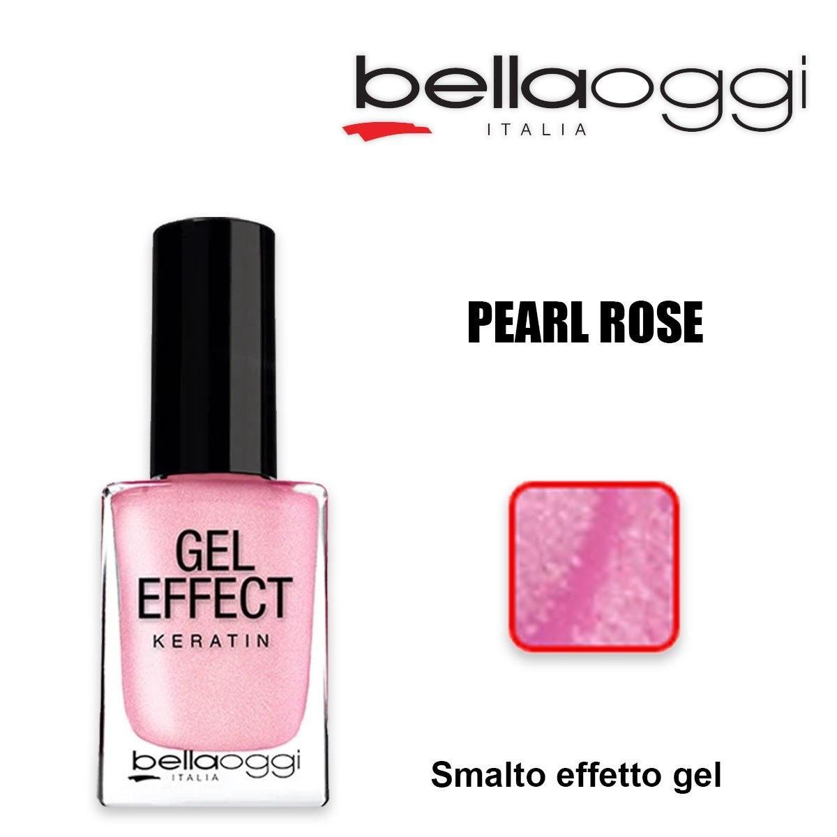 Gel effect keratin smalto effetto gel con cheratina pearl rose