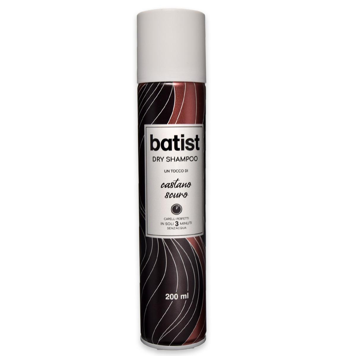 Batist dry shampoo a secco castano scuro 200 ml
