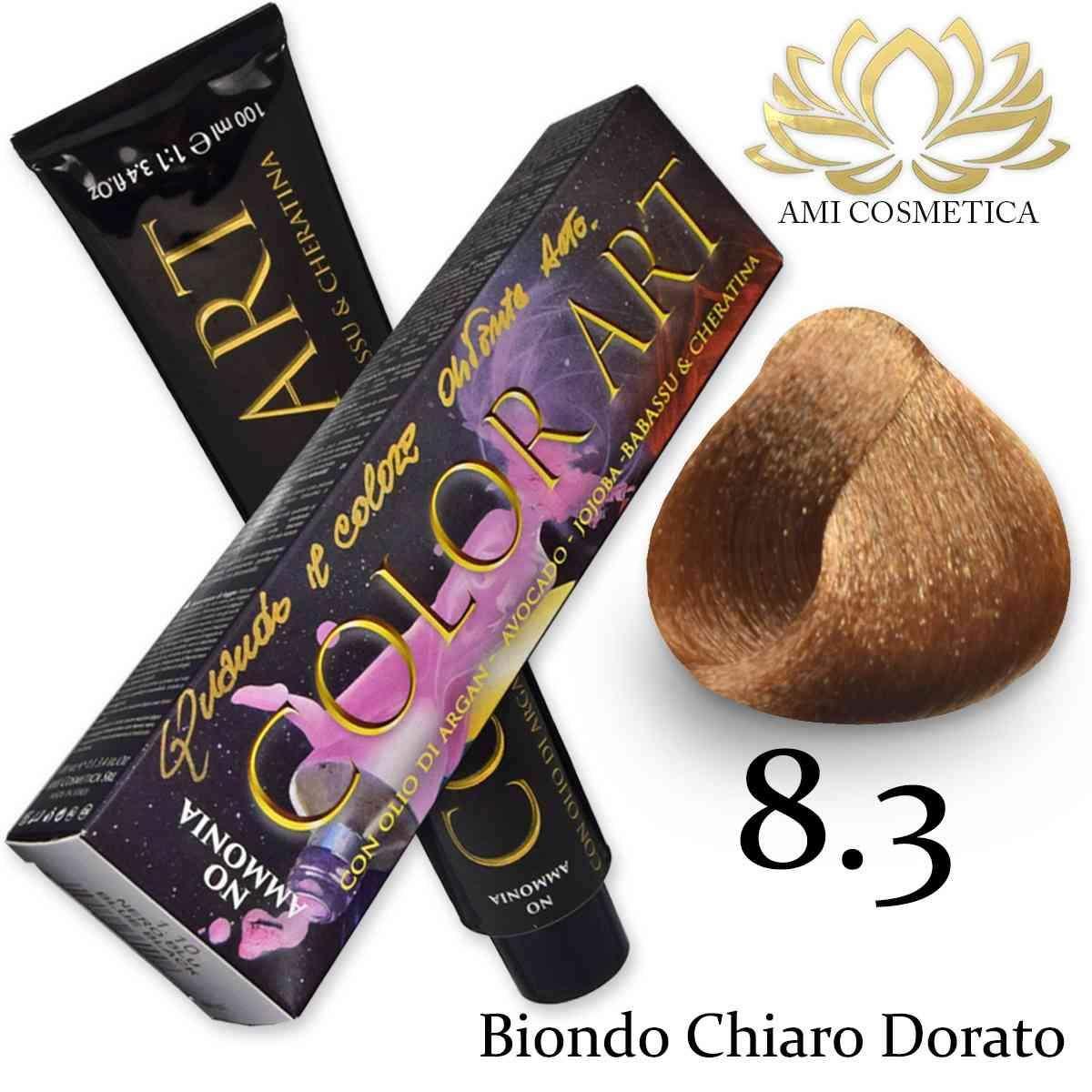 Color art senza ammoniaca 100 ml 8.3 biondo chiaro dorato