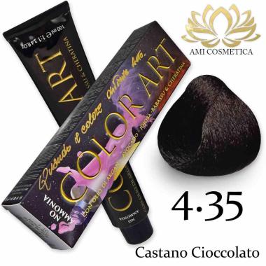 Color art senza ammoniaca 100 ml 4.35 castano cioccolato