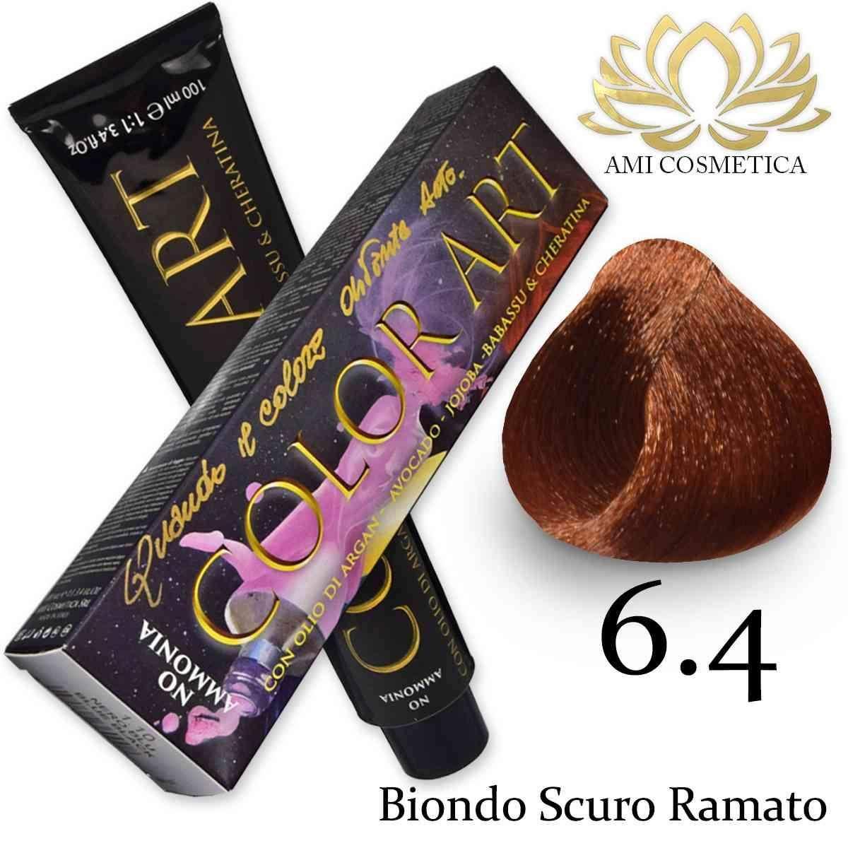 Color art senza ammoniaca 100 ml 6.4 biondo scuro ramato