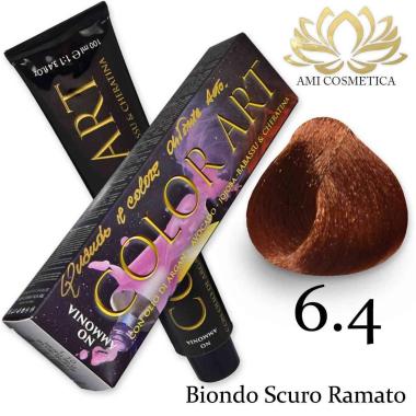Color art senza ammoniaca 100 ml 6.4 biondo scuro ramato