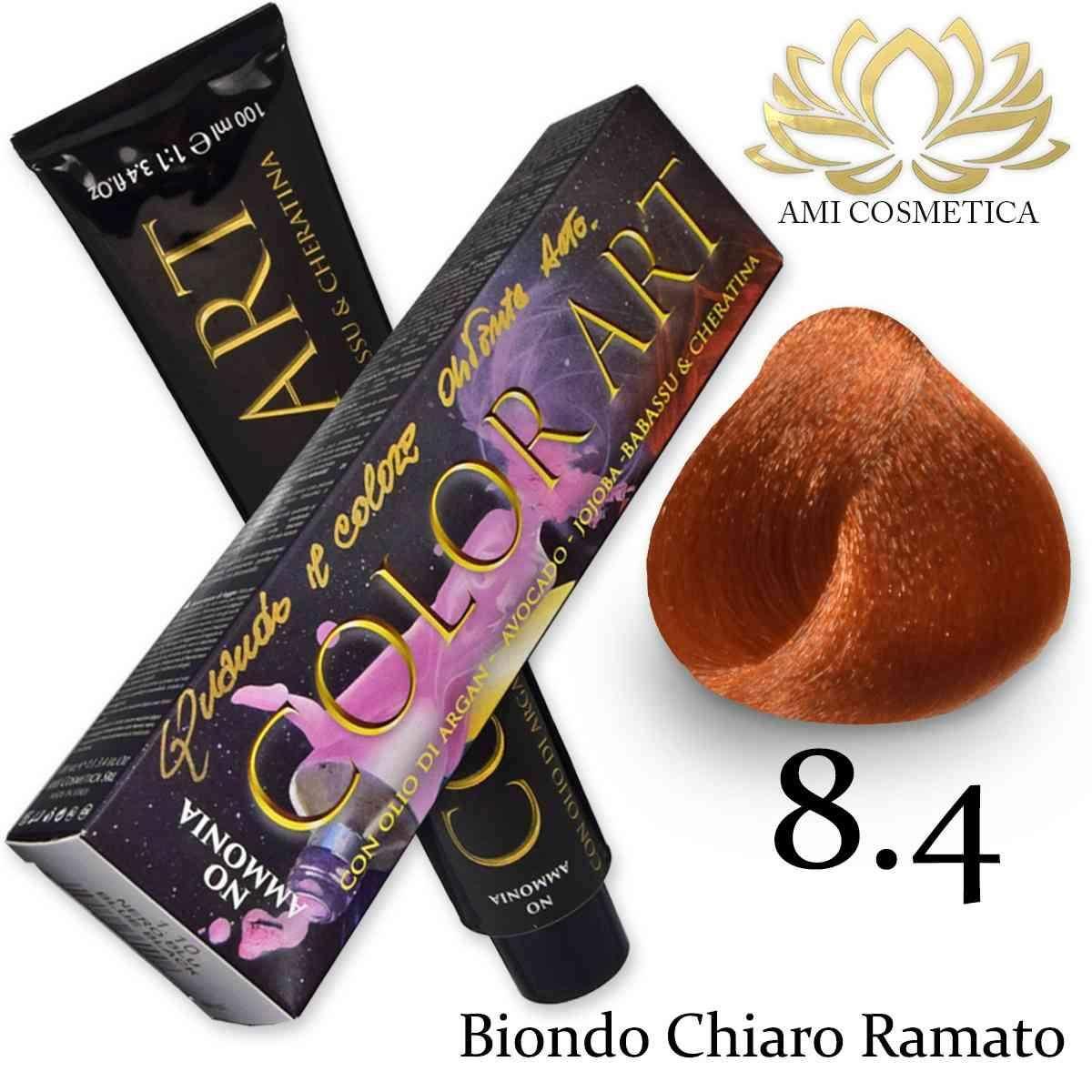 Color art senza ammoniaca 100 ml 8.4 biondo chiaro ramato