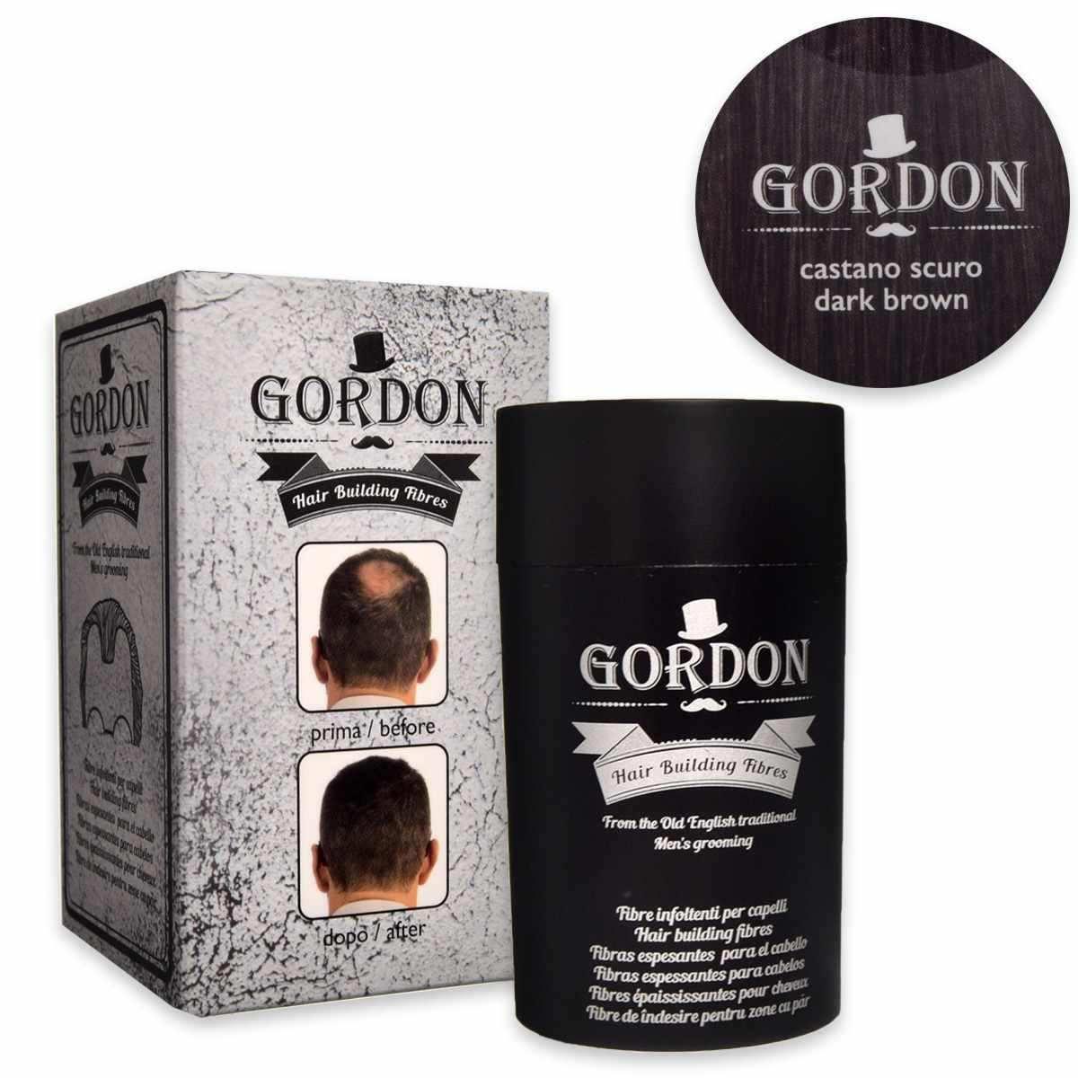 Gordon fibre infoltenti 22 grammi colore castano scuro