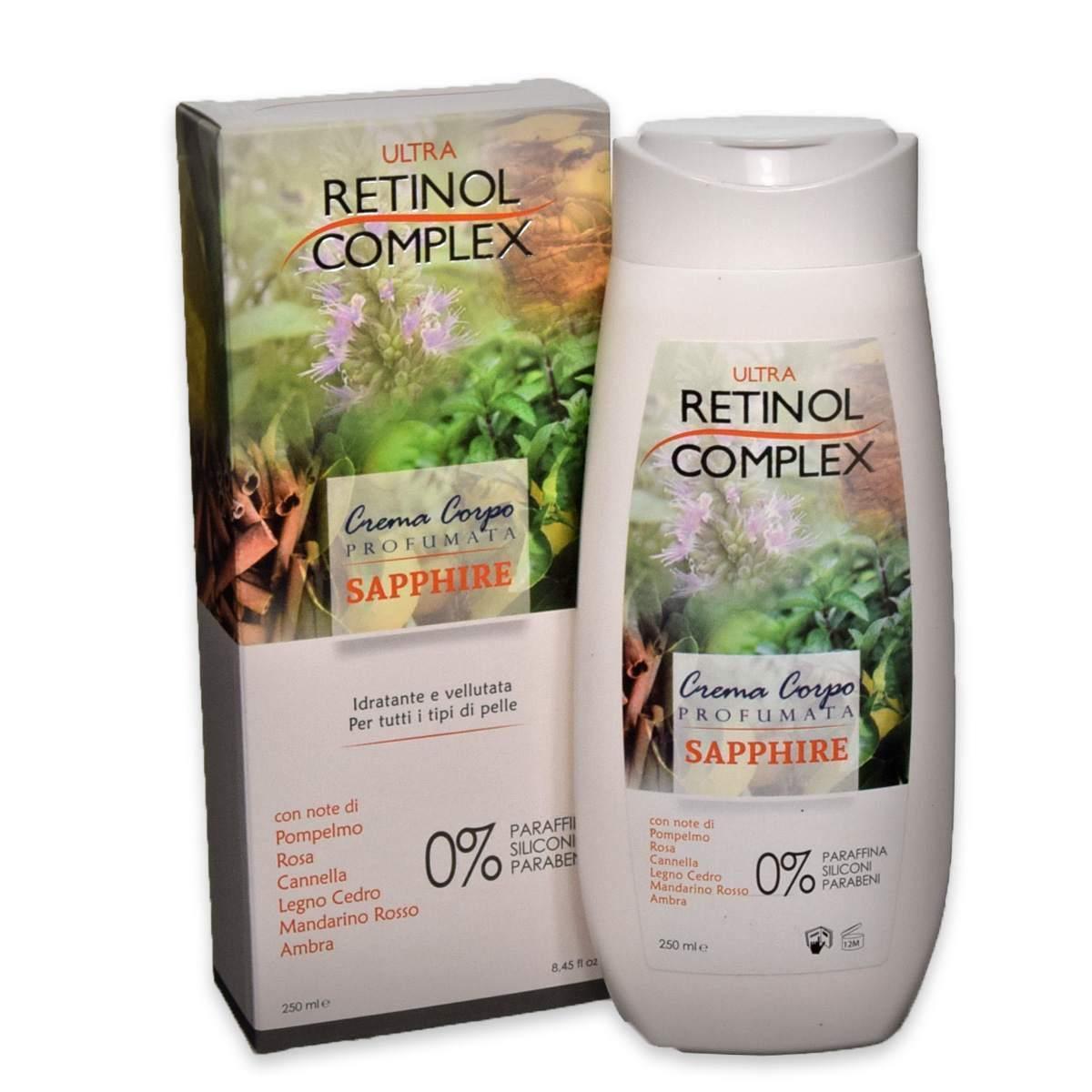 Retinol complex crema corpo 250 ml sapphire