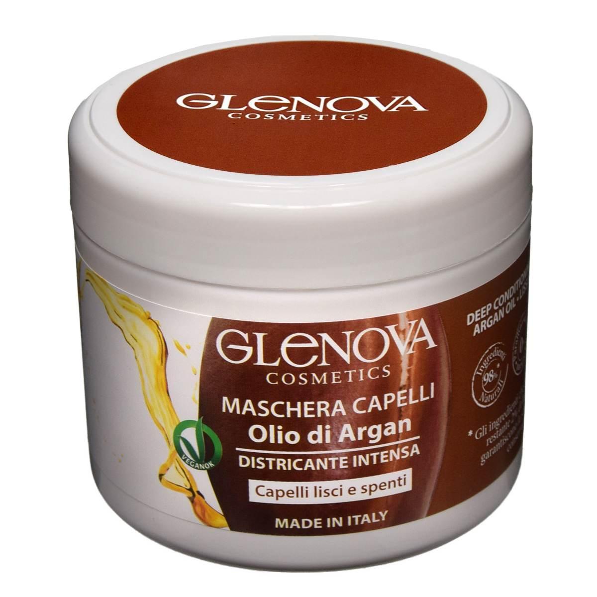 Glenova maschera capelli olio di argan 500 ml
