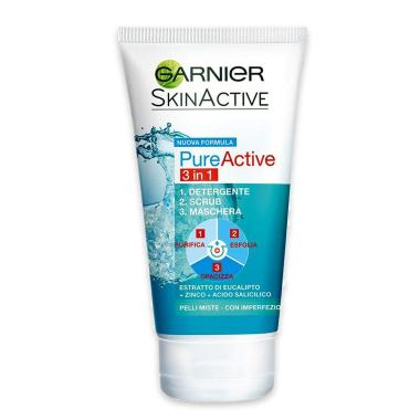 Garnier pure 3 in 1 detergente 150 ml