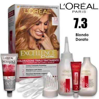 L'oreal colorazione triplo trattamento excellence n° 7,3