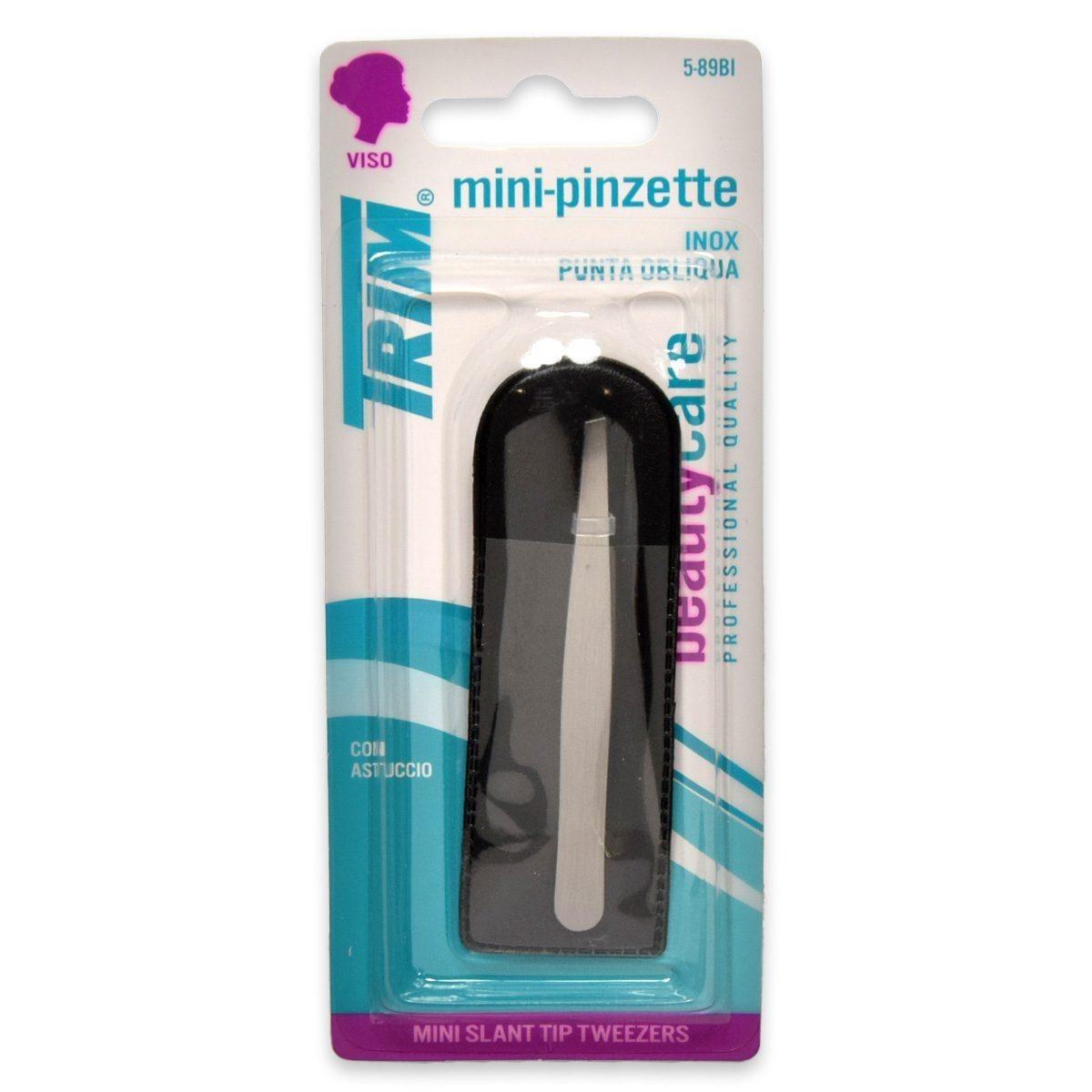 Trim pinzetta punta obliqua  inox