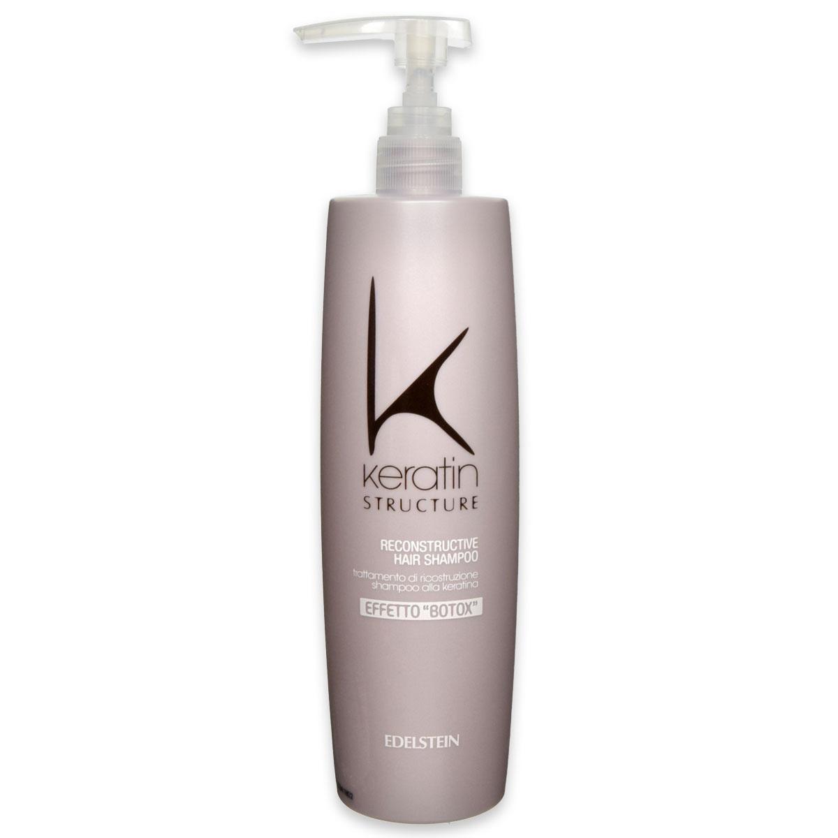 Reconstructive hair shampoo 750 ml keratin structure