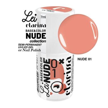 Clarissa smalto semipermanente tpo free 7 ml  base&color nude 1