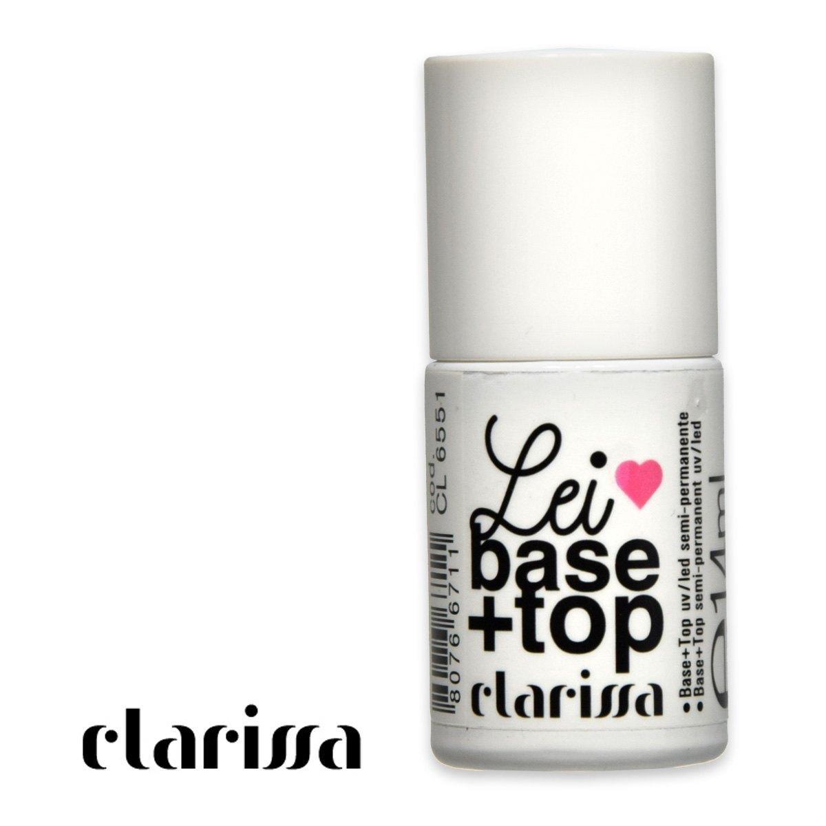 Clarissa smalto semipermanente tpo free 14 ml  base & top