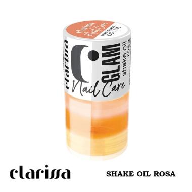 Clarissa 7ml smalto care shake oil rosa