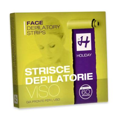 Holiday strisce tnt con cera viso 60 applicazioni