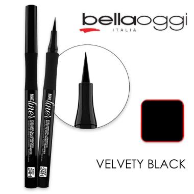 Mat liner eyeliner finish mat  no transfer velvety black