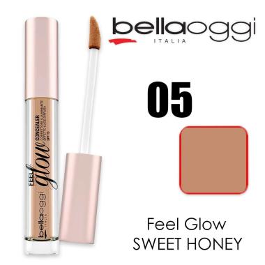 Feel glow concealer correttore illuminante spf 15 sweet honey