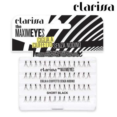 Clarissa ciglia ciuffetto maximeyes nere short senza nodino