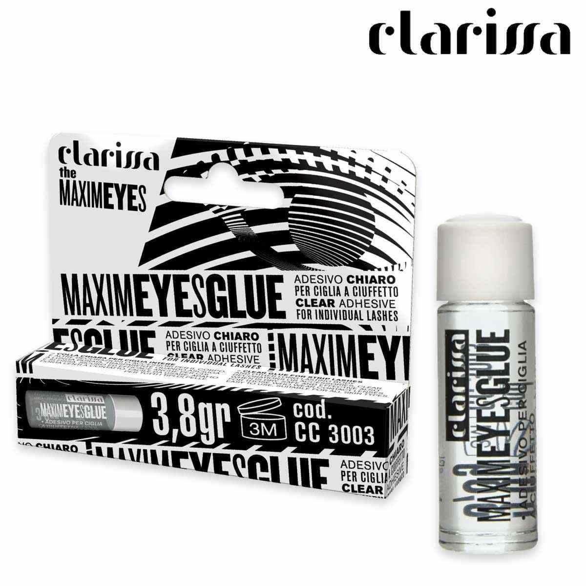 Clarissa maxymeyes colla per ciglia  a ciuffetto traspar.  3,8gr