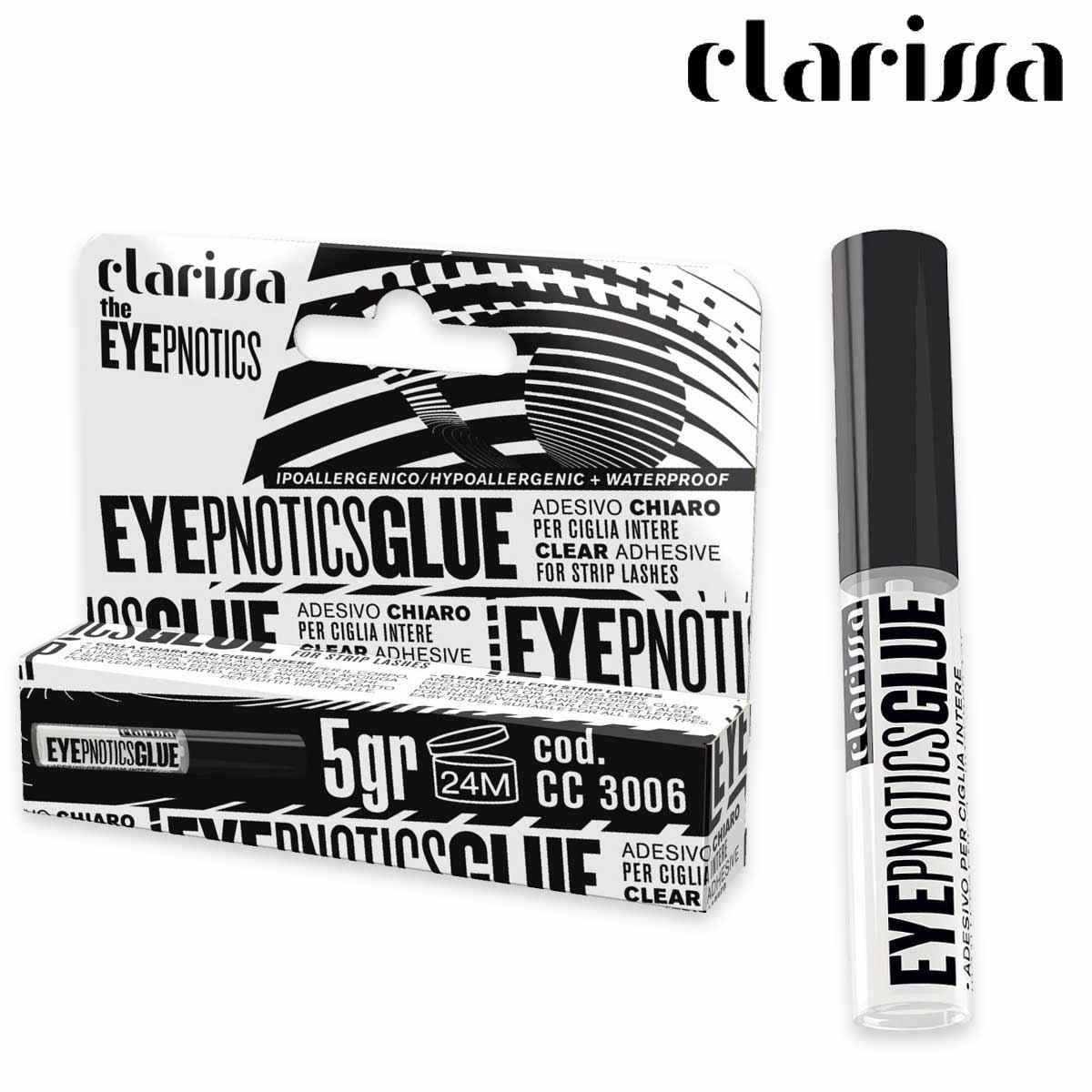 Clarissa eyepnotics colla per ciglia intere chiara waterproof 5gr