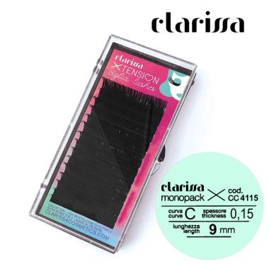 Ciglia curva c-spessore 0,15 lunghezza 9