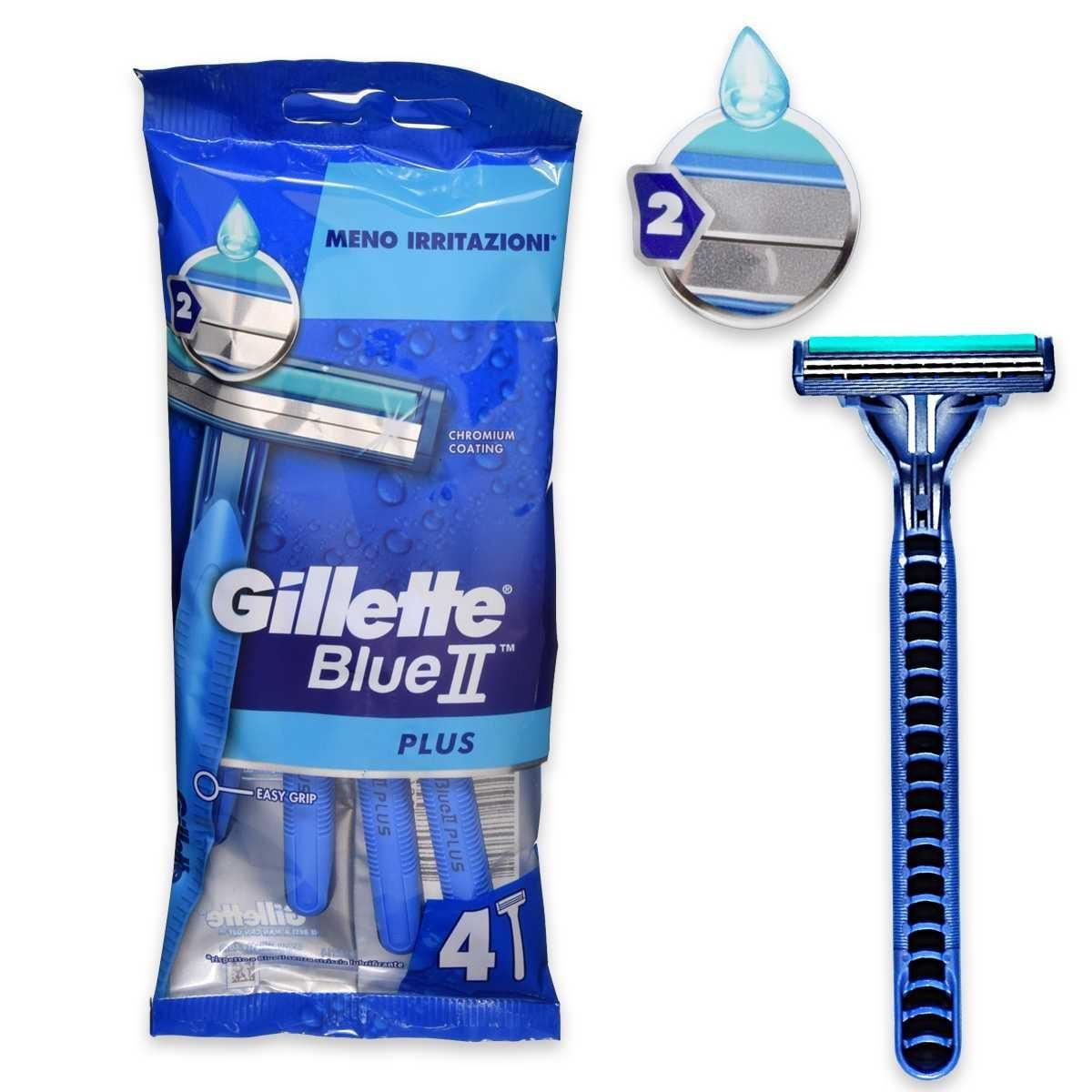 Gillette blue ii pl. ultra grip 4 pz