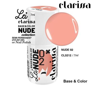 Clarissa smalto semipermanente tpo free 7 ml  base&color nude 2