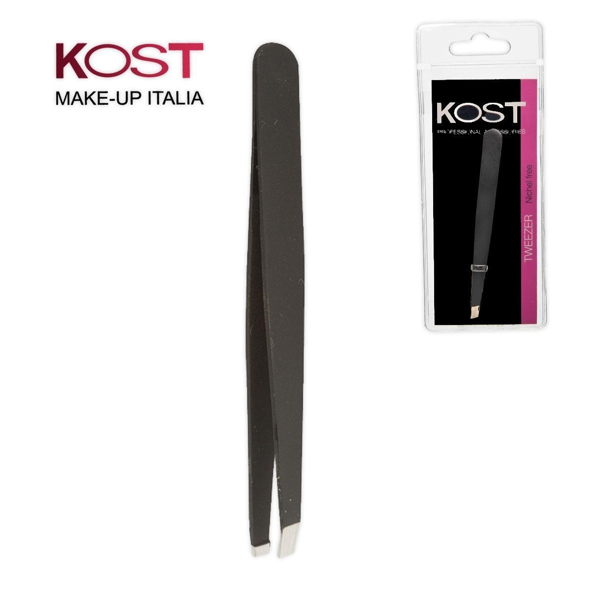 Kost pinzetta professionale punta obliqua kost