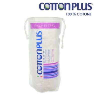 Cotton plus 50 dischetti in 100% cotone idrofilo