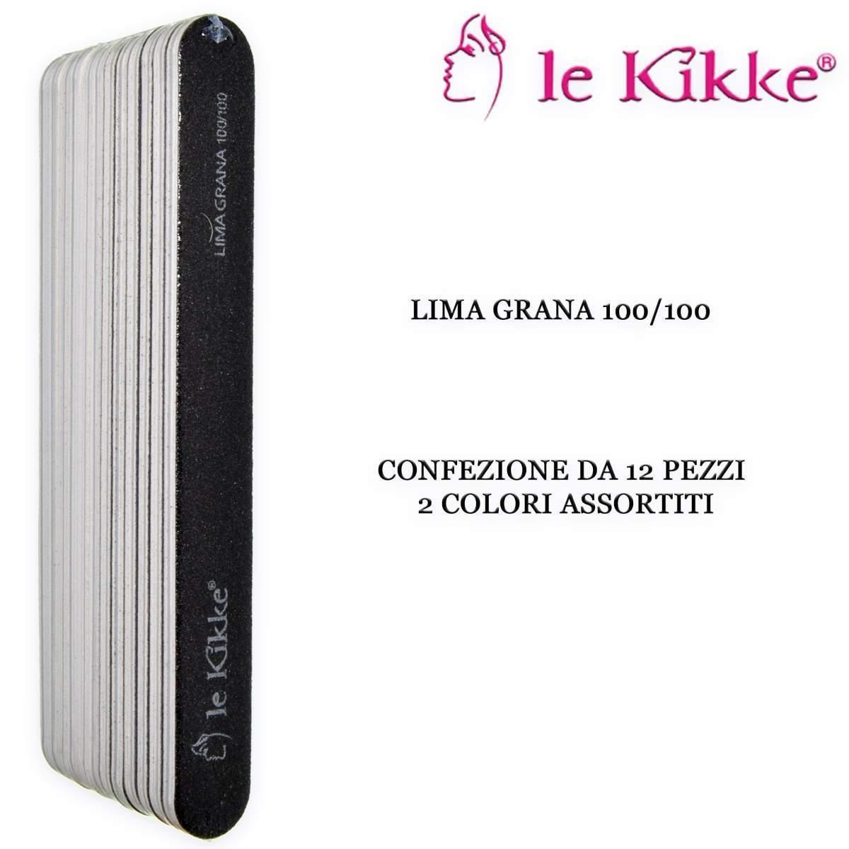 Le kikke lima per unghie 100/100 in blister 6 pz