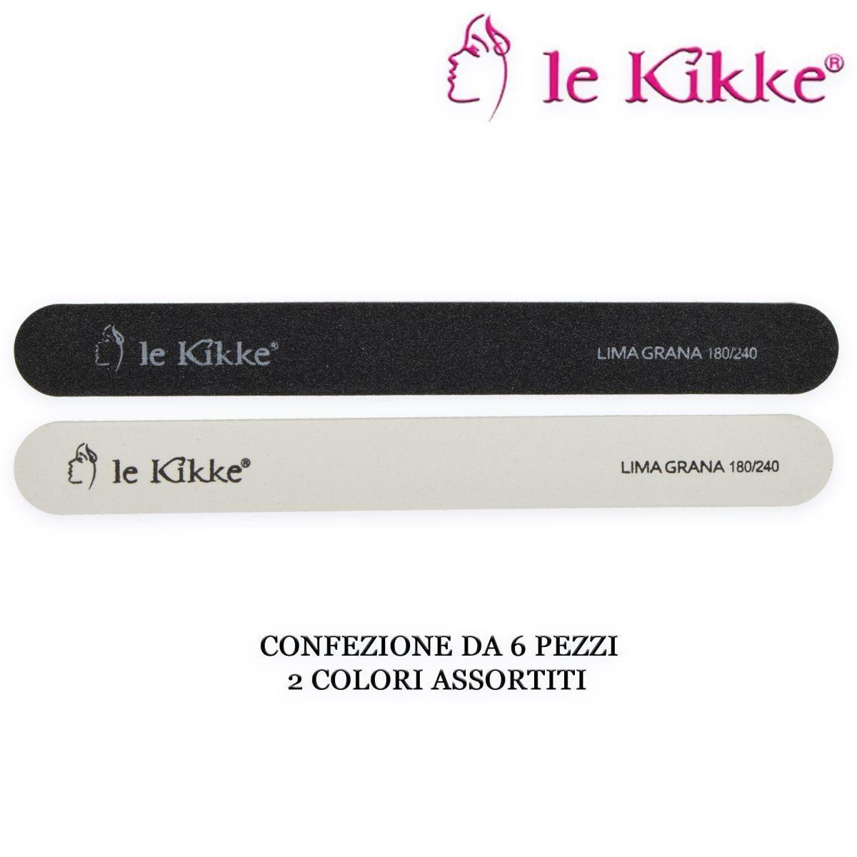 Le kikke lima per unghie 180/240 in blister 6 pz
