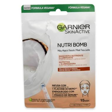 Garnier maschera viso in tessuto nutri bomb cocco