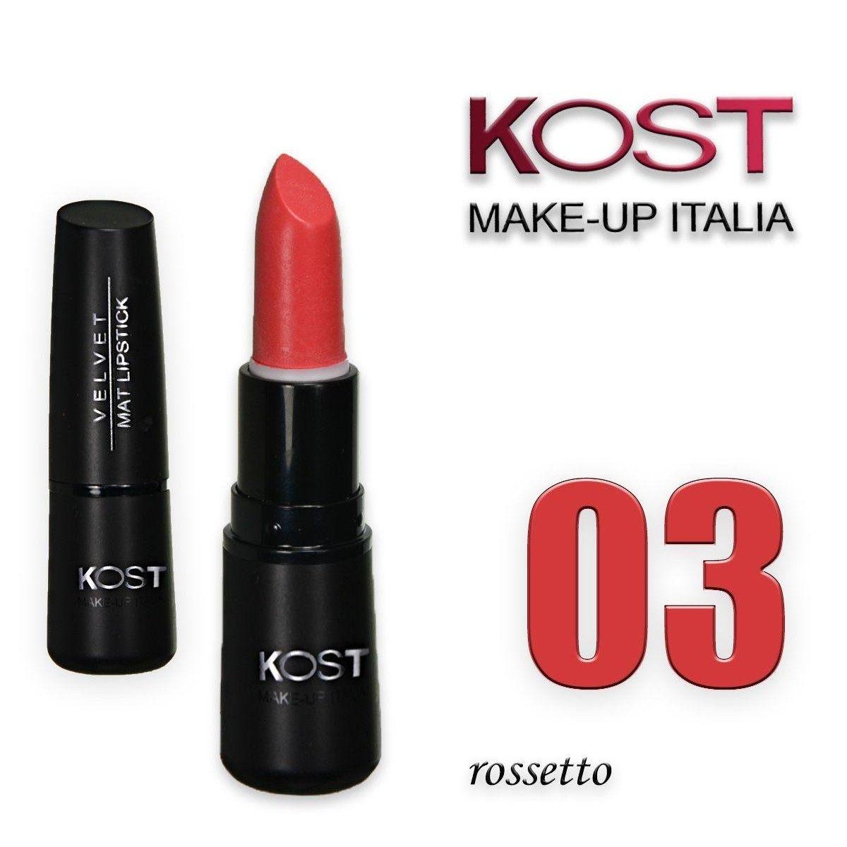 Rossetto velvet kost 03