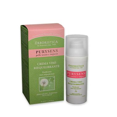 L'erboristica purysense crema viso riequilibrante 50 ml