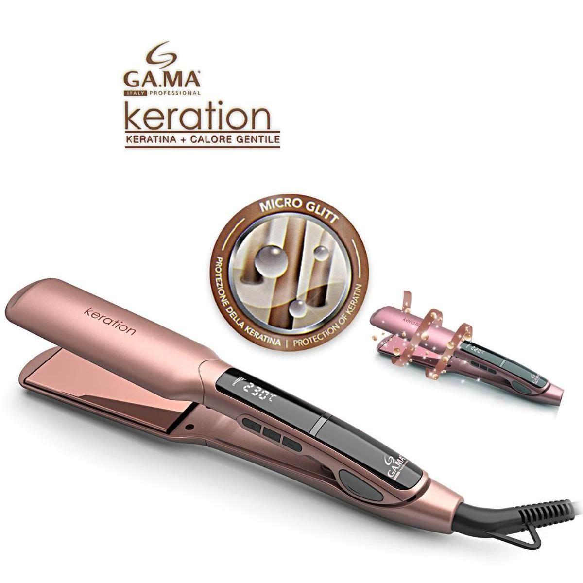 Gama piastra x-wide keratin
