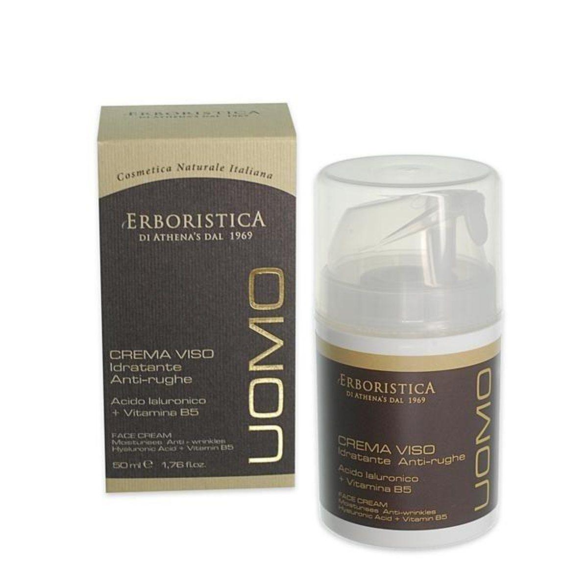 L'erboristica uomo crema viso idratante antirughe 50ml