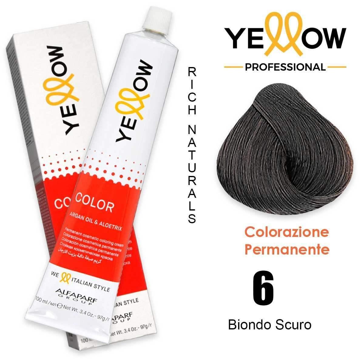 ALFAPARF YELLOW COLOR PERMANENT 6.0 100ml