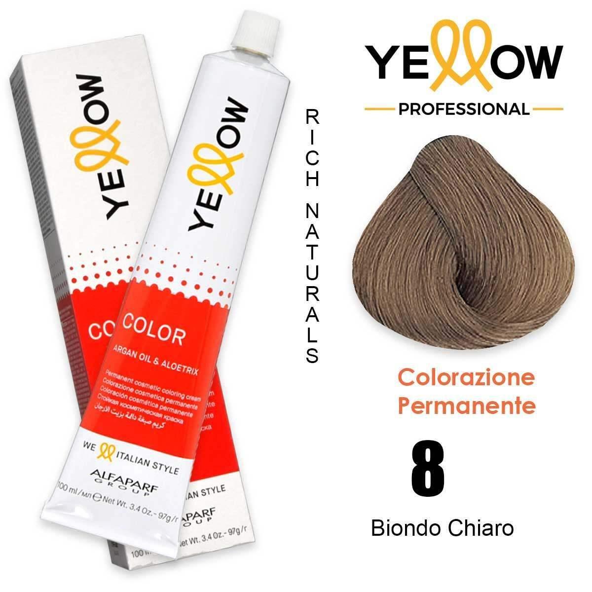 ALFAPARF YELLOW COLOR PERMANENT 8.0 100ml