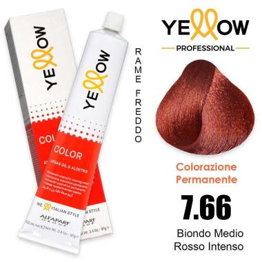 ALFAPARF YELLOW COLOR PERMANENT 7.66 100ml