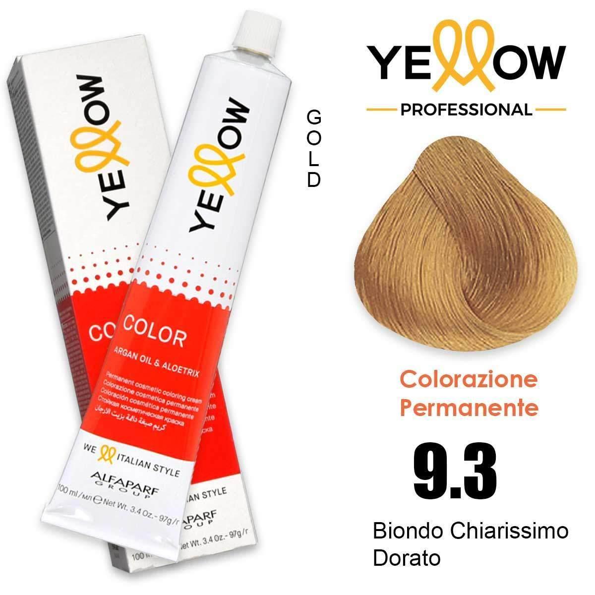 ALFAPARF YELLOW COLOR PERMANENT 9.3 100ml