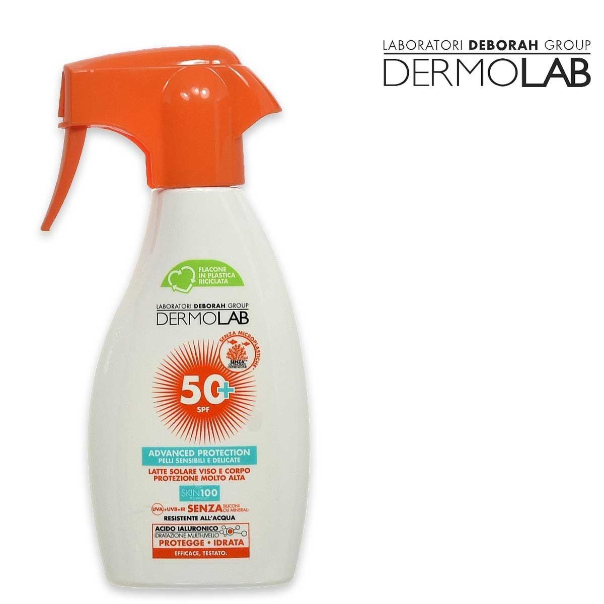Dermolab latte solare 250 ml protez. molto alta spf 50+