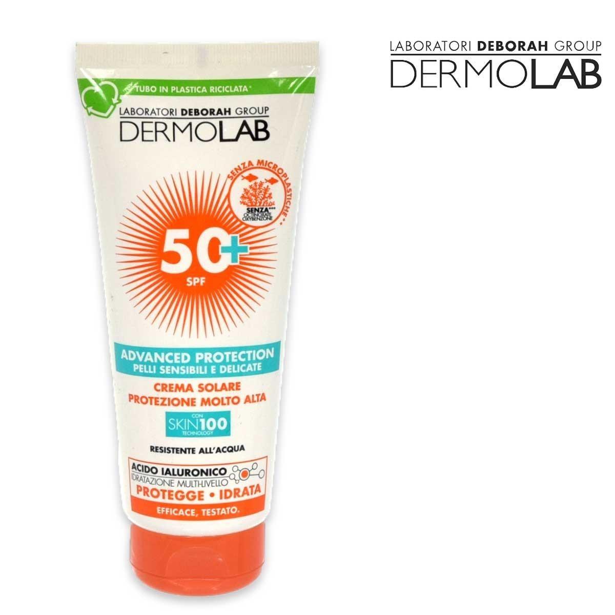 Dermolab crema solare 200 ml protez. molto alta  spf 50+