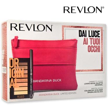 Revlon kit mandarina duck look book palette & cs eyeliner